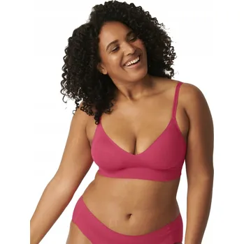Podprsenka Sloggi růžová braletka, podprsenka bez kostic Bralette, velikost XL