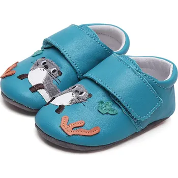 Kojenecké oblečení DDstep Kožené capáčky D.D.step K1596-42304 Calypso Sky Velikost: L