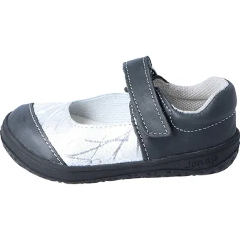 Dívčí obuv Jonap barefoot boty balerínky B14 M černá stříbrná Velikost: 26