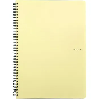 Pastelini Blok kroužkový PASTELINi - A5 / linka / žlutá 99970