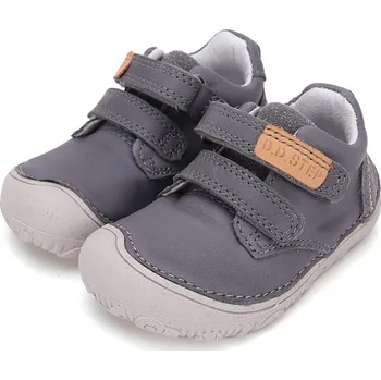 Dívčí obuv DDstep Kožené barefoot boty D.D.step S073-51761 Dark Grey Velikost: 30