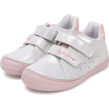 Dívčí obuv DDstep Kožené boty D.D.step S078-51687C White Velikost: 35