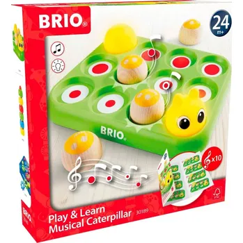 Vláček a vláčkodráha Brio BRIO Hudební hra Housenka - 30189