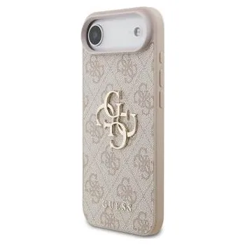 Guess PU 4G Metal Logo Zadní Kryt pro iPhone Air Pink