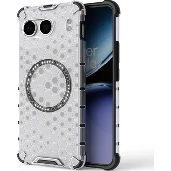 Pouzdro na mobilní telefon Techsuit HoneyComb Shield MagSafe pro OnePlus Nord 4 bílý
