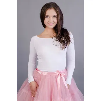 Pánské tričko Bílé triko s lodičkovým výstřihem Velikost: 40, Délka rukávu: 3/4 rukáv - příplatek + 100Kč