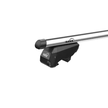 Střešní nosič VOLKSWAGEN Tiguan 2024- s podélníky , Alu tyč Hakr HV0344, HV0018