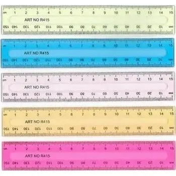 pravítka Pravítko 15 cm Fandy - mix barev Fandy