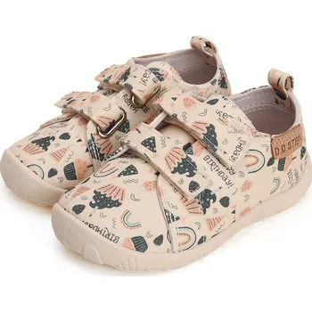 Dívčí obuv DDstep Barefoot plátěné tenisky D.D.step CSG-41610A Baby Pink Velikost: 30