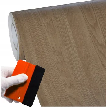 Obraz Nábytková fólie Samolepicí 60x400cm Dveře Deska Silná Struktura Dřevo