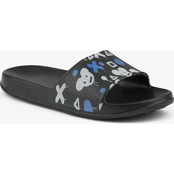 Chlapecké pantofle Pantofle Coqui TORA Black/Mid. grey mouse Velikost: 30/31
