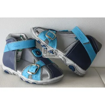 Chlapecké sandály Sandálky SANTÉ N810/501/85/80 Modrá Velikost: 19