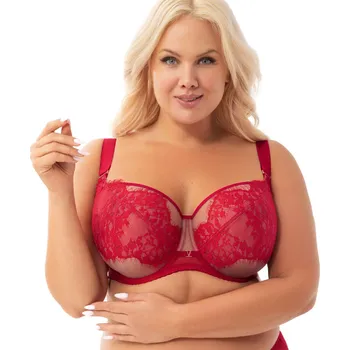 Podprsenka Gorsenia podprsenka nevyztužená červená velikost 65H