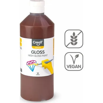 Výtvarná barva Creall Barva s vysokým leskem Creall Gloss - 500 ml / tmavě hnědá 578783
