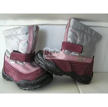 Dívčí zimní obuv Zimní obuv s membránou SANTÉ N/SNOWTOP Vínová Velikost: 29