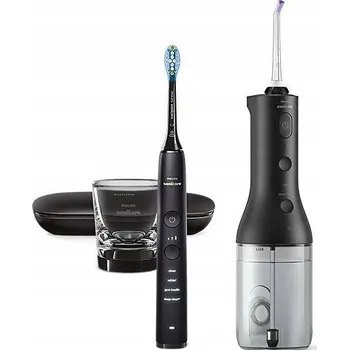 Péče o chrup Sada Philips Sonicare DiamondClean 9000 HX3866/43 kartáček a ústní sprcha