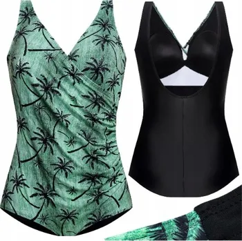 Dámské plavky Dámské Jednodílné Plavky 42 XL Zeštíhlující Monokini Kostým