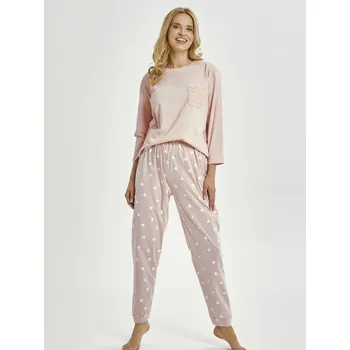 Dámské pyžamo TARO DÁMSKÉ PYŽAMO DLOUHÉ NORI 3442 L RŮŽOVÉ