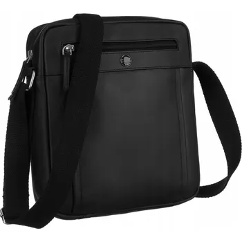 Kabelka Peterson kabelka přes rameno přírodní kůže černá