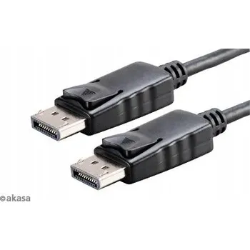 Video kabel AKASA - kabel DP na DP - 2 m AK-CBDP01-20BK