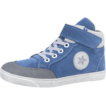Dívčí polobotky Jonap kožené boty 028 SV modrá hvězda Velikost: 32