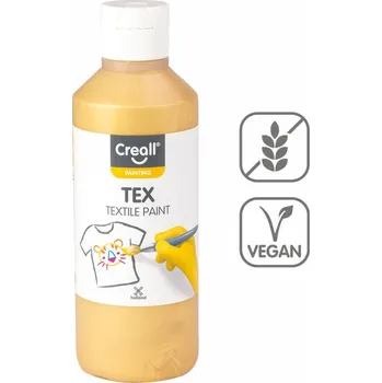Speciální výtvarná barva Creall Textilní barva Creall Tex - 250 ml / zlatá 544850