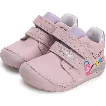 Chlapecká obuv DDstep Kožené barefoot boty D.D.step S070-51253A Mauve Velikost: 23