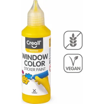 Výtvarná barva Creall Barva na sklo Creall Widow Color - 80 ml / žlutá 578800