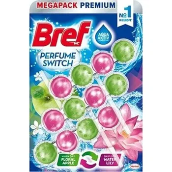 WC čistič Bref WC Perfume swich kuličky 3 x 50 g 147607