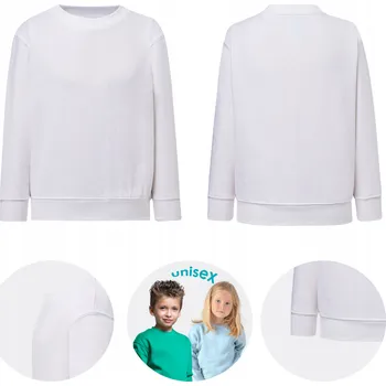 Chlapecká mikina Dětská mikina JHK polyester bílá, velikost 116