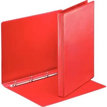 ESSELTE Pořadač Esselte A4 kroužkový prezentační 4 - kroužek 3 cm / červená 30395