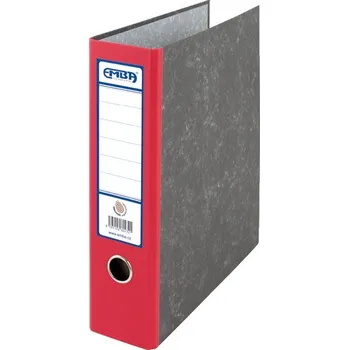 Archivační box Emba Pořadač archivní Emba A4 papírový / 8 cm / červená 30259