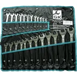 GK TOOLS Sada očkoplochých klíčů, chrom 24 dílů | 6-32 mm, textilní obal GK10345