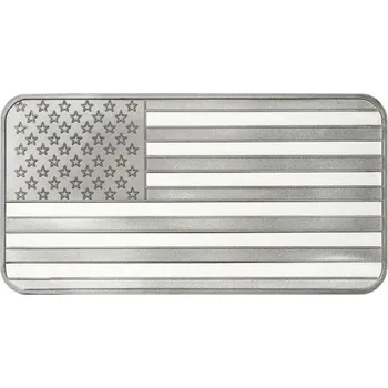 Stříbrný slitek 10 Oz American Flag