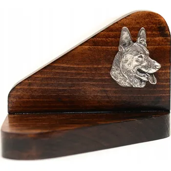 Obraz Německý ovčák dřevěný podstavec se psem pod čajovou svíčku ohřívač