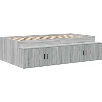 Postel Rámeček postele Šedá Sonoma 80 x 200 cm Materiál dřevotříska