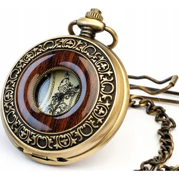 Hodinky ELEGANCE VE DŘEVĚ II (CIFERNÍK STYLIZOVANÝ JAKO KOMPAS)