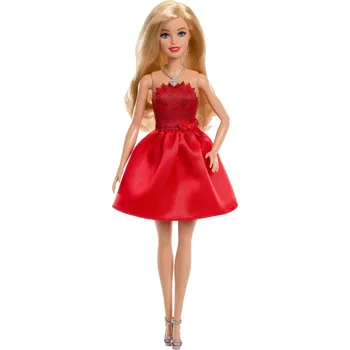Panenka Barbie Mattel 80. výročí Ruby-Red Celebration Blond Módní Panenka s c