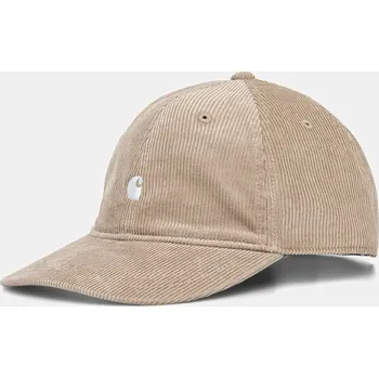 Kšiltovka Bavlněná baseballová čepice Carhartt WIP Harlem Cap, ONE SIZE, béžová, 80X
