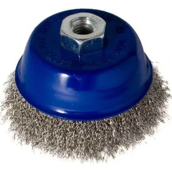 Drátěný kartáč Magg Kartáč hrncový 100 mm drát 0,3mm závit M14x2 NEREZ