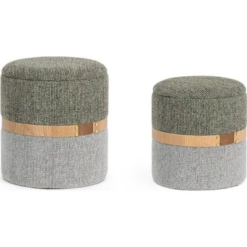 Taburet BIZZOTTO Set 2 úložných taburetů TANYA 0721891