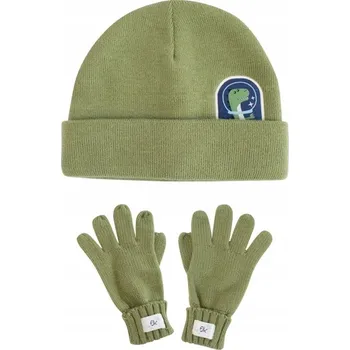 Čepice FlapJack Zimní Set Čepice a Rukavice Dino L
