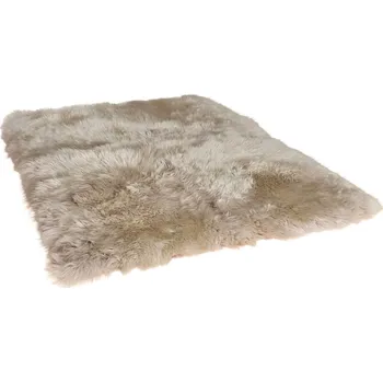 Koberec Dekorační kožešina přírodní, pravá jehněčí kůže, 120 × 60 cm, béžová&nbsp;06-6-871-36