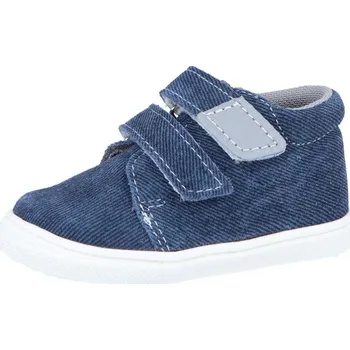 Dívčí polobotky Jonap kožené boty 022 SV modrá riflová 2 Velikost: 27