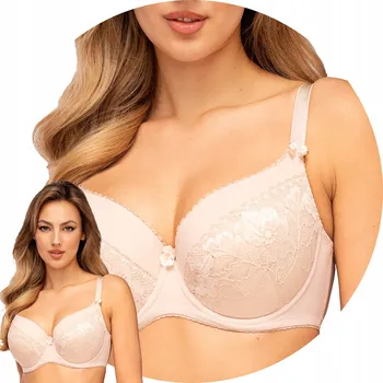 Podprsenka Podprsenka Vyztužená Unikat INGA Béžová Plný Košíček 95 F