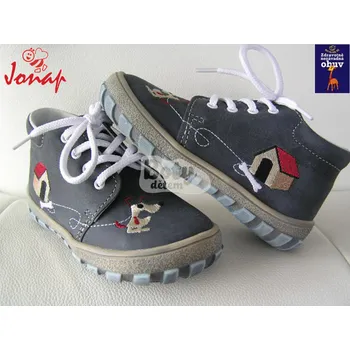 Dívčí polobotky Jonap kožené boty Jonap 022 M modrá pes Velikost: 19