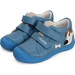 DDstep Kožené boty D.D.step S082-41792 Bermuda Blue Velikost: 22