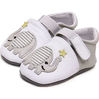 Kojenecké oblečení DDstep Kožené capáčky D.D.step K1596-42456 White Velikost: L