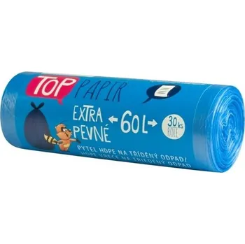 Pytle na odpadky Vipor Pytle do koše na tříděný odpad - 60L / 30 ks / 10 my / modré 464360