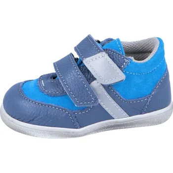 Chlapecké polobotky Jonap kožené boty 051MV light modrá tyrkys 2 Velikost: 18